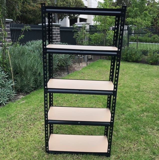 150X70X30CM 5Tier Boltless Storage Shelves Rivet Rack Shelf 150kg