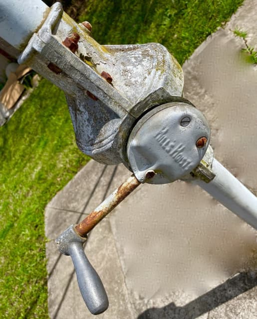 VINTAGE 1950s HILLS HOIST Clothesline WINDING MECHANISM Antiques in