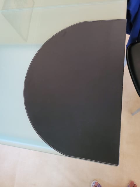 Ikea semi circle desk pad mat protector Desks Gumtree