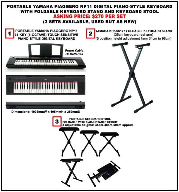 yamaha piaggero np11 stand