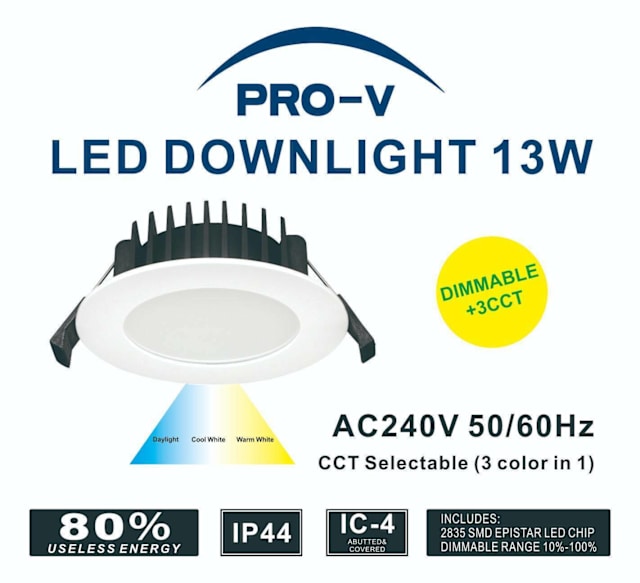 13W led downlight dimmable&color changeable 90mm Cutout Ceiling