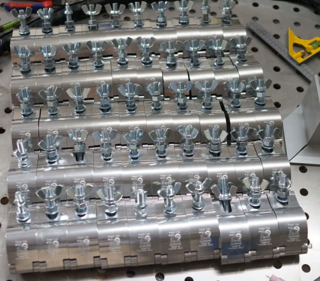 Doughty Half Coupler Aluminium Scaffold Clamps Weld Fitting ea