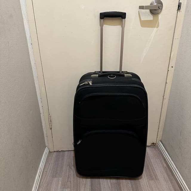 AIRPORT 66CM SOFT CASE WHEELED TRAVEL SUITCASE LUGGAGE MEDIUM CHECK IN