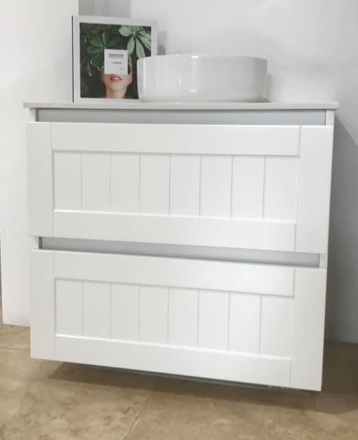 Federation Bathroom Vanity with Stone top in 2 sizes FROM 749.00