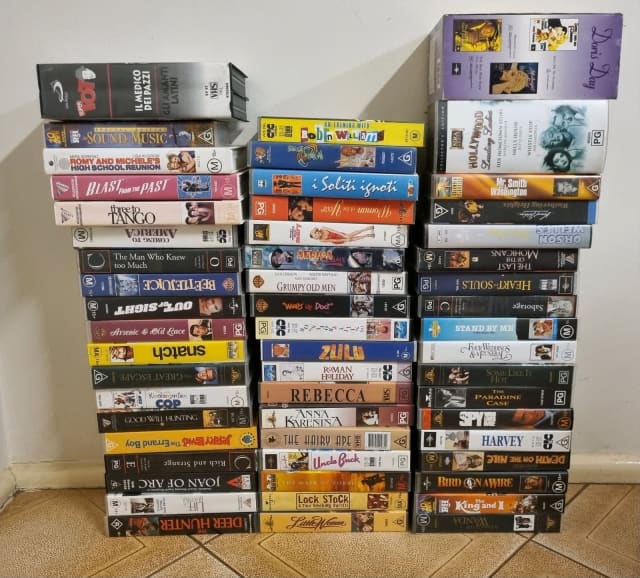 Vintage VHS Tapes - Collection of Movies - Collectables in Coburg VIC ...