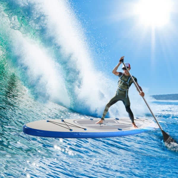 Extra Wide Stand Up Paddle Board Inflatable SUP Surfboard Paddleboard