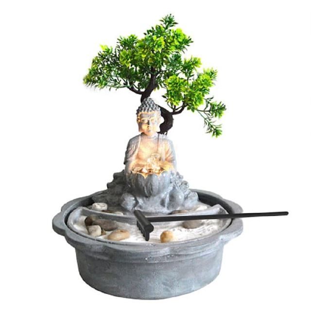 Japan Mini Zen Bonsai Garden w Buddha Water Fountain Part SBNS01 c17 Plants Gumtree
