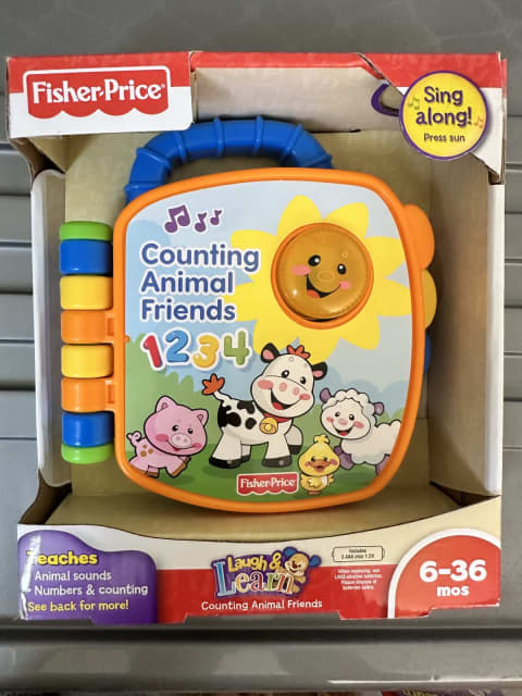 Fisher Price Laugh & Learn Counting Animal Friends Book | Toys - Indoor ...