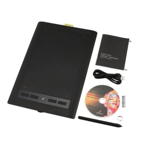 Acepen 10x6" Drawing Area Digital Art Graphics Drawing Board NEW