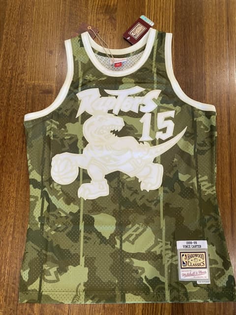 Vince carter camo store jersey