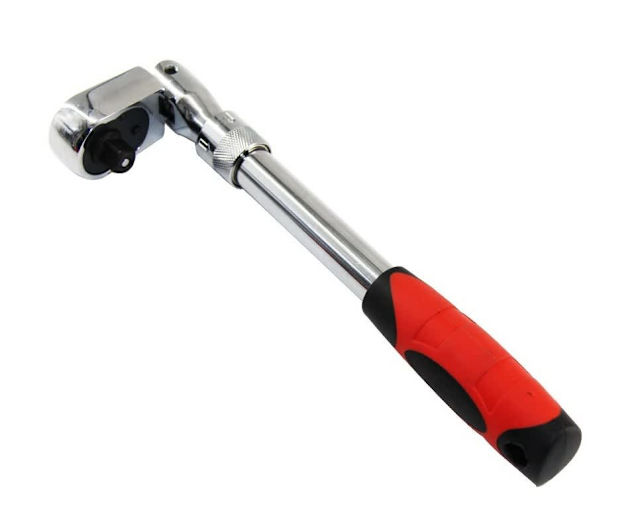 Flex Extendable Telescopic Ratchet Socket Drive Handle 3/8 or 1/2 Dr