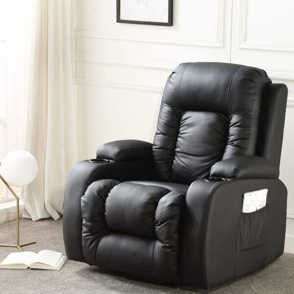 Levede Recliner Chair Electric Massage Chairs Leather Lounge Sofa Heat Armchairs in Melbourne