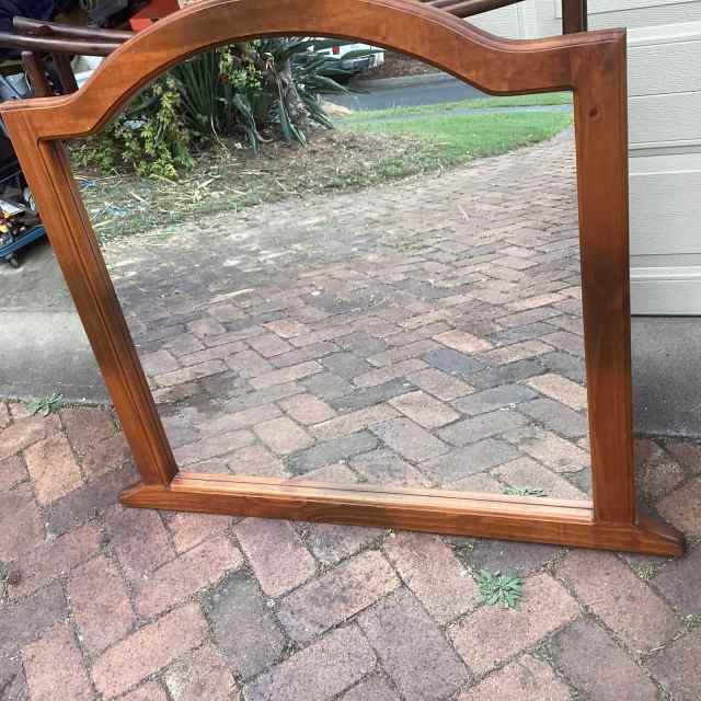 Mirror from a dresser and Decorative Shelves for sale Mirrors in