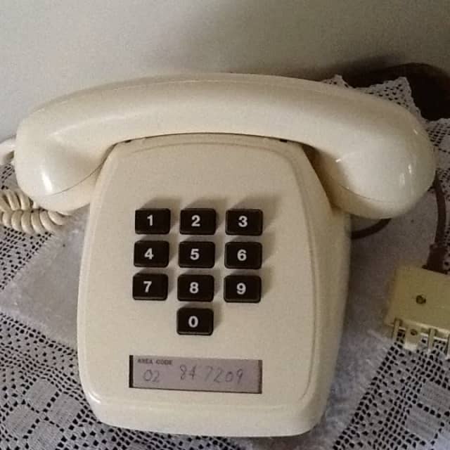 Vintage Cream Push Button Telephone Collectables Gumtree Australia