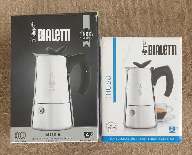 Bialetti Musa coffee percolator stainless steel Espresso maker Coffee