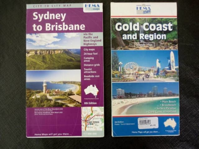 Road Maps - Sydney to Brisbane & Gold Coast by RACQ | Travel Guides ...