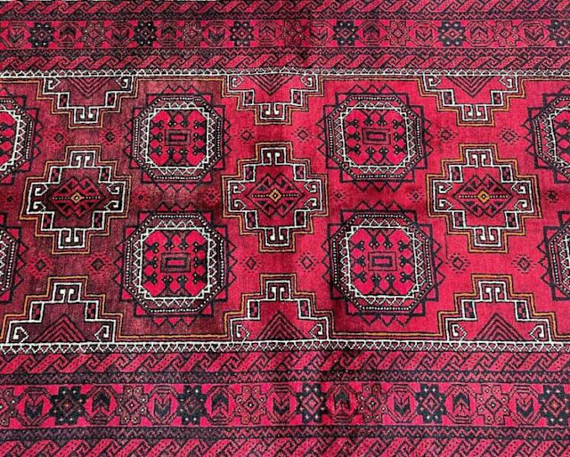 Pure wool elephant foot design handmade Persian Balouchi rug Rugs