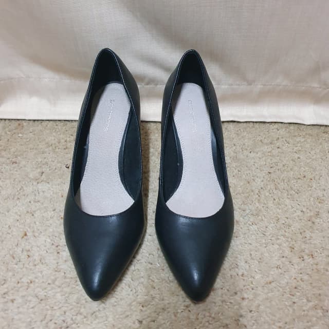 Portmans Black Leather Heels size 39 | Women's Shoes | Gumtree ...