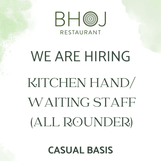 HIRING NOW!!!(KATHERINE)(RJ’s Bar & Bhoj Restaurant) Kitchen