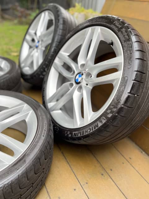 4 x BMW 18 m-sport wheels RIMs tyres (style 461M) | Wheels, Tyres ...