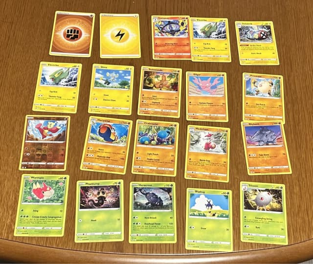 44 Pockemon Cards and 4 plastic sleeves | Collectables | Gumtree ...