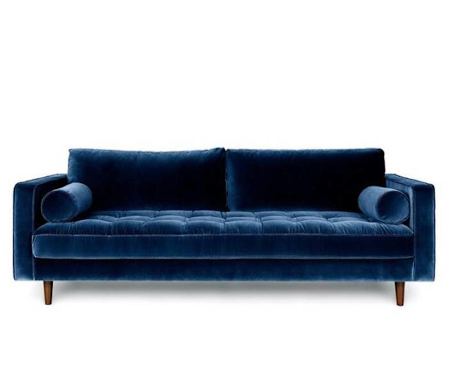 LOUNGE VELVET BUTTONED COUCH SOFA TUFTED 1/2/3 SEATER WITH CHAISE