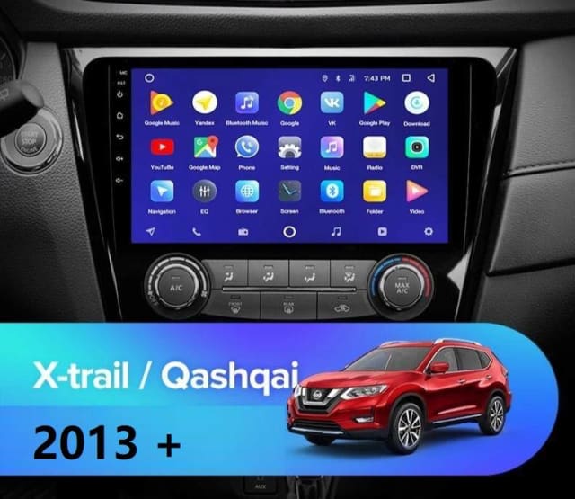 Nissan Qashqai / Xtrail 2013 plug n play car stereo headunit Android