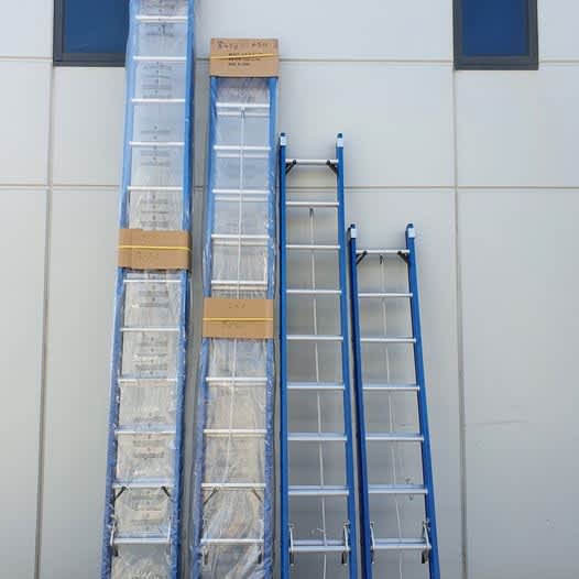Fibreglass Extension Ladders, 120kg Load Rating, Read ad for Prices