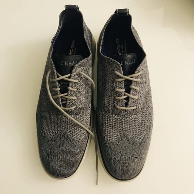 Cole Haan 2.ZeroGrand Wingtip Oxford Blue Grey C27565 Men Size US9 ...