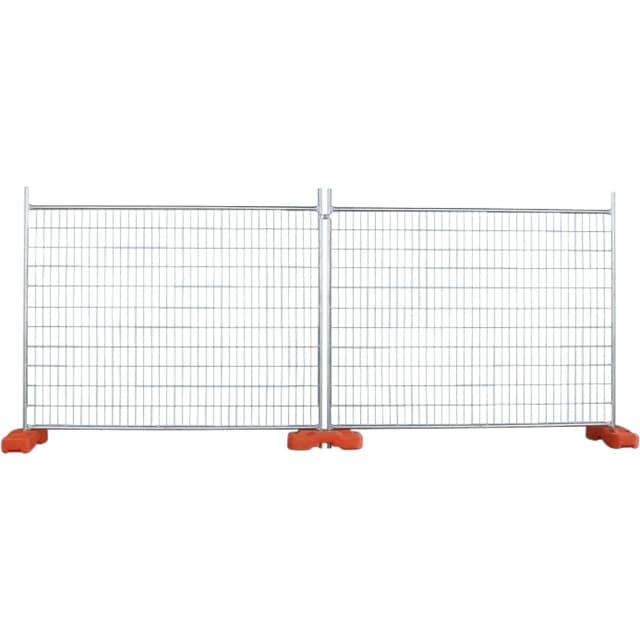100 Meter Temporary Fencing Package Deal 41 Panels 41 Bases 41 Clamps