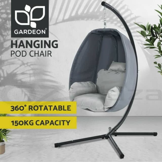 Gardeon Outdoor Furniture Egg Hammock Hanging Swing Chair Pod Lounge C