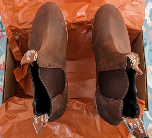 New Mens RM Williams Turnout boots size 9.5. P/up Ferntree Gully Men
