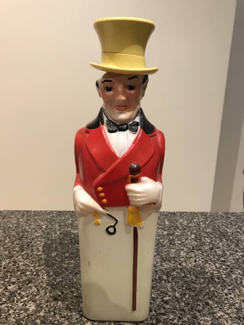 Rare Johnnie Walker Figure Bottle ( 1960s) 