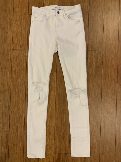 IRO Jeans White Mid Rise Skinny Fitte Jeans Size 24 (6) | Pants & Jeans ...