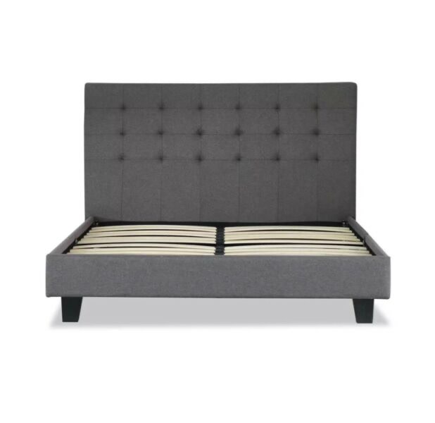 Brand new ALEX111 BEDFRAMES DOUBLE QUEEN AND KING SIZES GREY / BEIGE