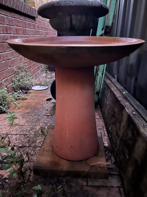 TERRACOTTA 3 PIECE BIRD BATH | Other Home & Garden | Gumtree Australia ...