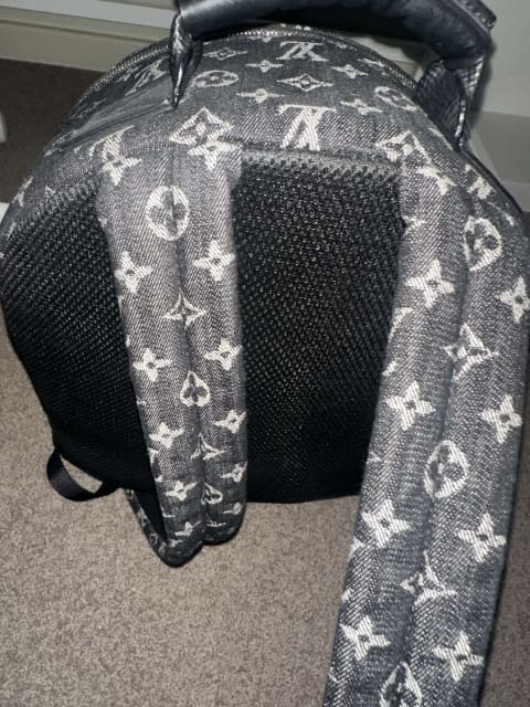 LOUIS VUITTON Monogram Eclipse Multipocket Backpack Black M45455