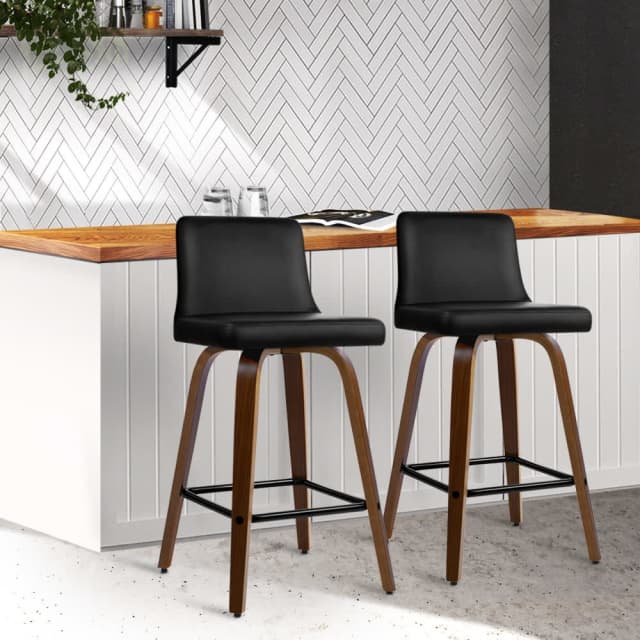 PU Leather Bar Stool Black and Brown Stools & Bar stools Gumtree