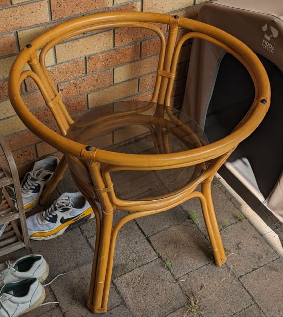Cane round coffee table missing glass top Coffee Tables Gumtree Australia Gold Coast City
