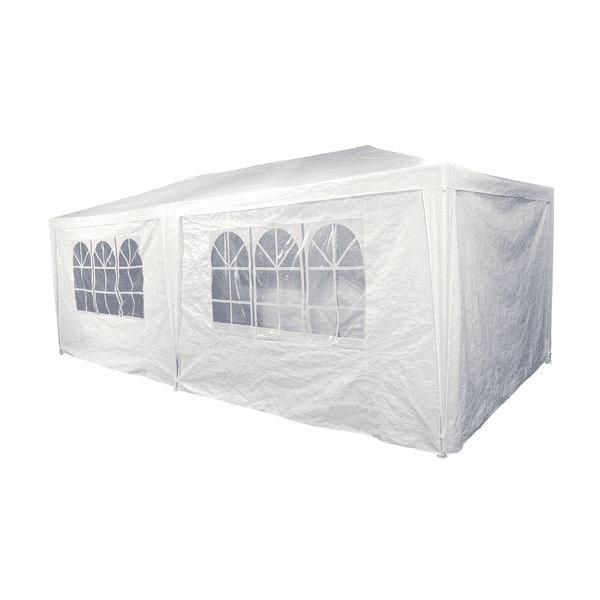 Gardenline 3m x 6m Gazebo Non Permanent Party Parasols & Gazebos