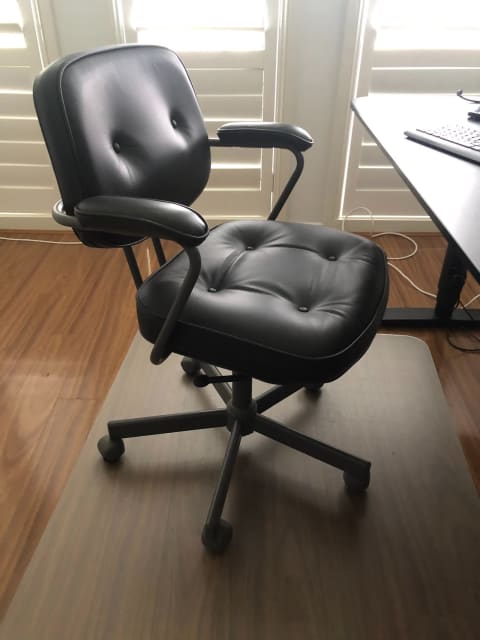 used leather desk chair