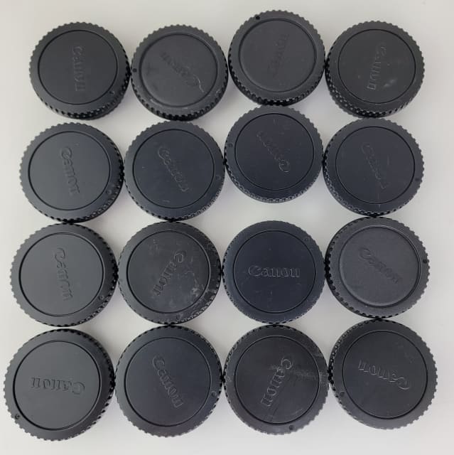 Used Lot 16x Canon Camera Lens Rear Lens Dust Cap E Replacement BL300