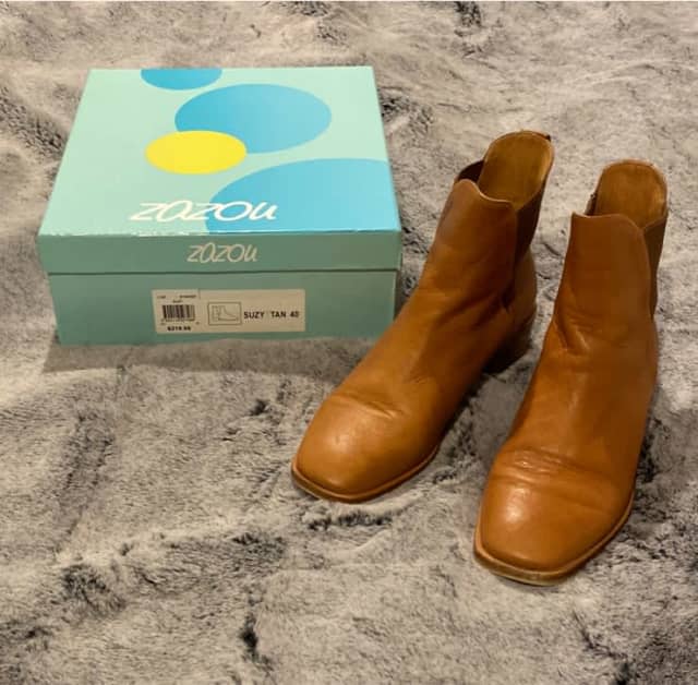 zazou boots tan