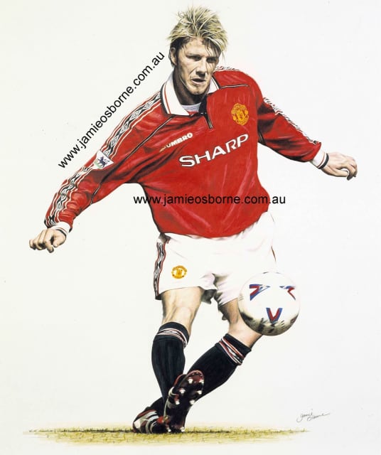 Kirstie Perry - David Beckham | Contemporary Art