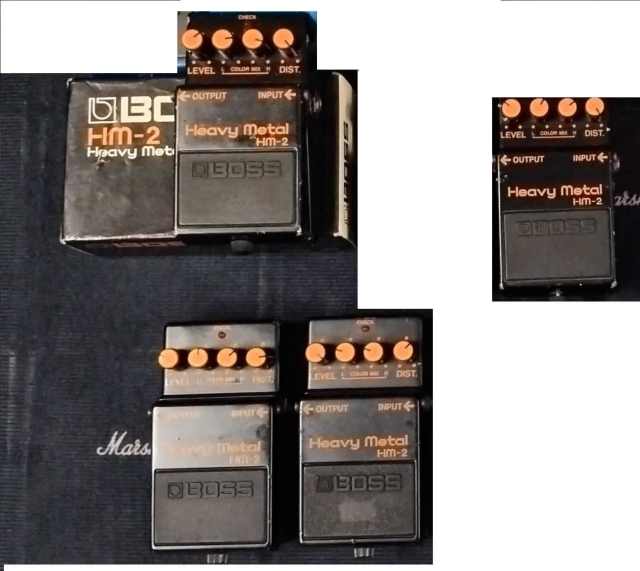 BOSS HM2 HEAVY METAL DISTORTION MIJ FX GUITAR ANALOG PEDALS Guitars