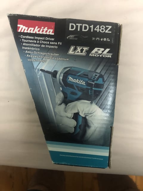 Makita cordless impact driver BL still new in the box DTD148Z