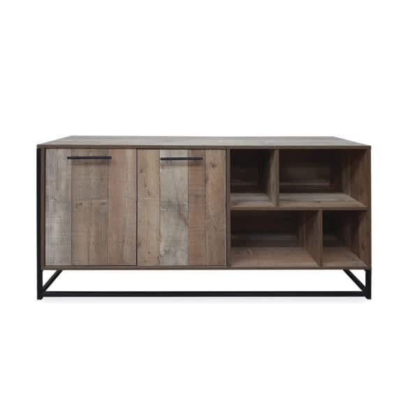 Home Master Vogue Wood Tone Sideboard Stylish Rustic Flawless Design 1
