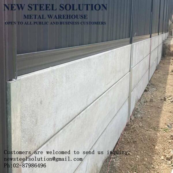 CHARCOAL CONCRETE SLEEPER FOR LANDSCAPING WITH 1.8M FOR RETAINING WALL