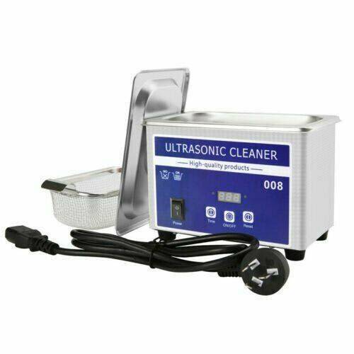 800mL Digital Ultrasonic Cleaner Bath Stainless Jewelry GlassCleaning
