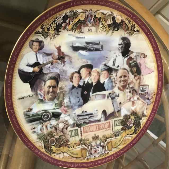 BRADFORD COLLECTION CENTENARY OF FEDERATION PLATE BRABHAM SLIM DUSTY ...